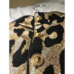 Fall 2018 Versace Leopard Dress